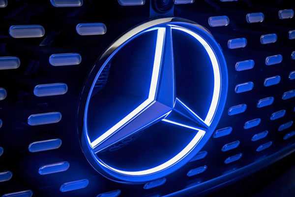Logo phát sáng dành cho Mercedes Benz Được phân phối bởi Độ Xe Long Thịnh_1