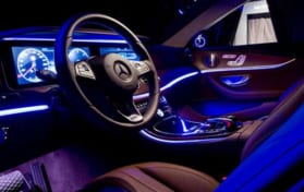 Đèn LED viền nội thất dành cho Mercedes Benz Được phân phối tại Độ Xe Long Thịnh