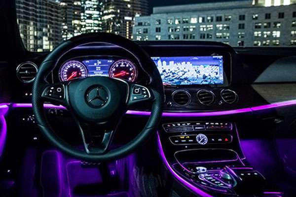 Đèn LED viền nội thất dành cho Mercedes Benz Được phân phối tại Độ Xe Long Thịnh_1